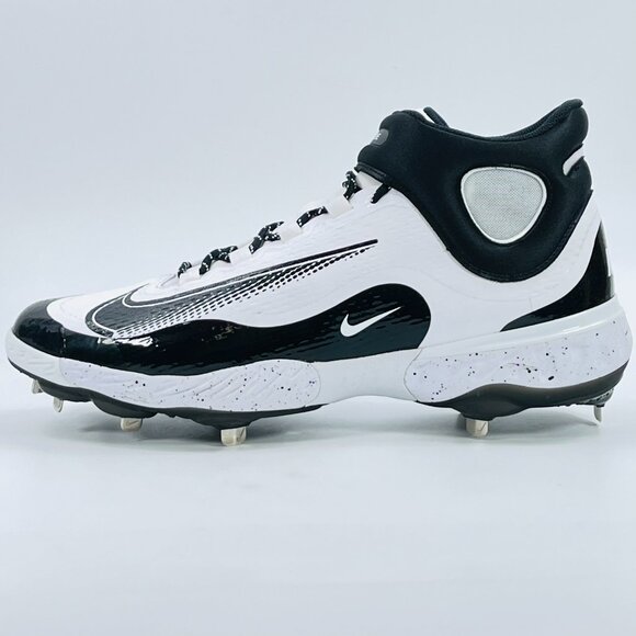 Nike Alpha Huarache Elite 4 Mid \'White Black\' FD2744-107 Baseball size 16 main image 4